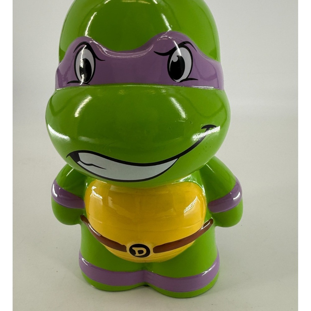 Teenage Mutant Ninja Turtles Donatello Ceramic Coin Bank 2014 Nickelodeon TMNT